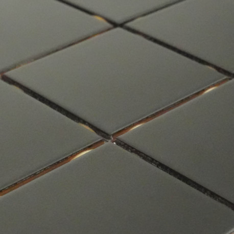 Mosaic on sheet | 29x29 cm | Mono Coal