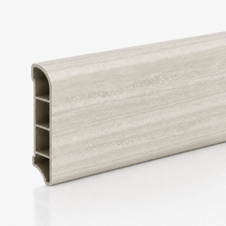 Kunststof plint | 6x240 cm | VYGO Tiles Travertin Vein Cut Beige