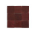 Handgemaakte Marrokaanse Zellige | 10x10 cm | Zellige Burgundy Red