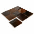 Handgemaakte Marrokaanse Zellige | 10x10 cm | Zellige Chocolate Brown