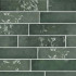 Ceramic wall tile | 6x25 cm | Mood Moss