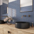 Ceramic wall tile | 5x20 cm | Mundano Ocean Glossy