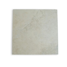 Keramische terrastegel | 59.2x59.2 cm | Velina Travertin Cross Cut Ivory