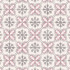 Keramische vloer- en wandtegel | 45x45 cm | Victorian Dusty Pink