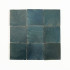 Handgemaakte Marrokaanse Zellige | 10x10 cm | Zellige Petrol Blue