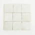 Handmade Moroccan Zellige | 10x10 cm | Zellige Soft White