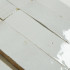 Handgemaakte Marrokaanse Zellige | 5x15 cm | Zellige Soft White