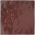 Keramische wandtegel | 13.2x13.2 cm | Artisan Burgundy Glossy