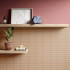 Ceramic wall tile | 5x20 cm | Mundano Chalk Matt