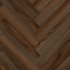 Laminate with click system | 12.3x59.3 cm | Q-Click Oakhill Brown Herringbone