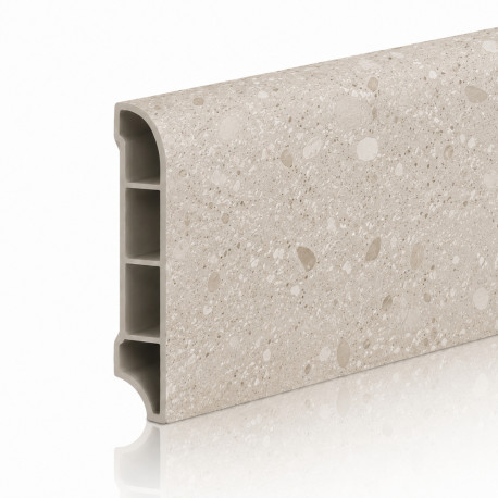 Kunststof plint | 6x240 cm | VYGO Tiles Terrazzo Beige