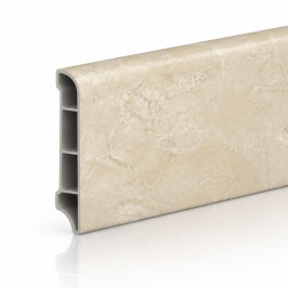 Kunststof plint | 6x240 cm | VYGO Tiles Travertin Cross Cut Light