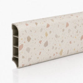 PVC skirting boards | 6x240 cm | VYGO Tiles Terrazzo Blush