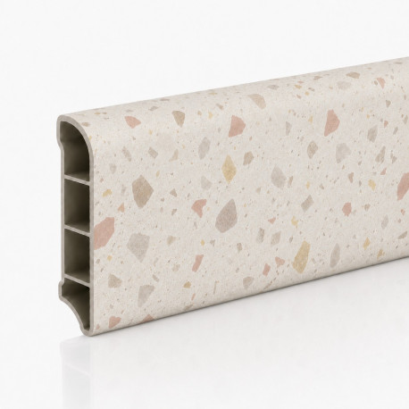 Kunststof plint | 6x240 cm | VYGO Tiles Terrazzo Blush