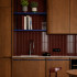 Keramische wandtegel | 7.8x29.8 cm | Tones Burgundy