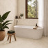 Vinyl vloer | 61x122 cm | VYGO Tiles Travertin Cross Cut Light