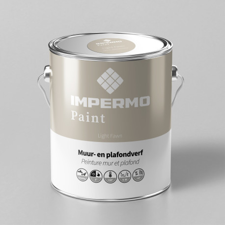 Paint | 18x20 cm | Wall & Ceiling - Impermo Paint - Light Fawn