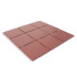 Mosaic on sheet | 29x29 cm | Mono Rouge