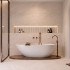 Ceramic floor and wall tile | 60x120 cm | Nomad Off White