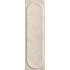 Ceramic wall tile | 7x24.4 cm | Nomad Off White Oval