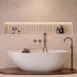 Ceramic wall tile | 7x24.4 cm | Nomad Off White Oval