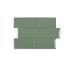 Keramische wandtegel | 10x20 cm | Biseauté Khaki Green