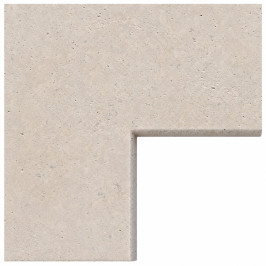 Natuursteen zwembadboord | 60x60 cm | Margaux Sand - Hoek