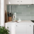 Ceramic wall tile | 7.5x30 cm | Majolica Soft Green