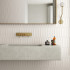 Keramische wandtegel | 5x25 cm | Lanse White