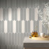 Keramische wandtegel | 5x25 cm | Lanse Gray
