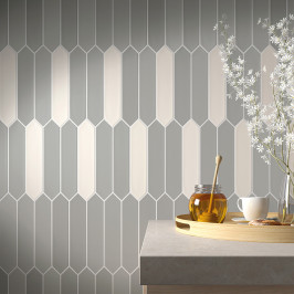 Keramische wandtegel | 5x25 cm | Lanse Gray