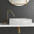 Keramische wandtegel | 5x25 cm | Lanse Black