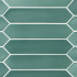 Keramische wandtegel | 5x25 cm | Lanse Viridian