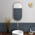 Keramische wandtegel | 5x25 cm | Lanse Navy