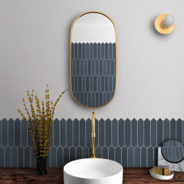 Keramische wandtegel | 5x25 cm | Lanse Navy