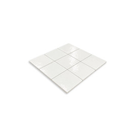 Keramische wandtegel | 13.2x13.2 cm | Artisan White Glossy
