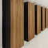 Akoestisch Wandpaneel | 52x270 cm | Akoestisch Wandpaneel Walnoot - 1-zijdig