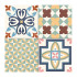 Ceramic floor and wall tile | 33.15x33.15 cm | Medina Mix