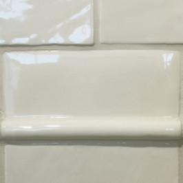 Keramische wandtegel | 6.5x13 cm | Flanders Cornice Linen