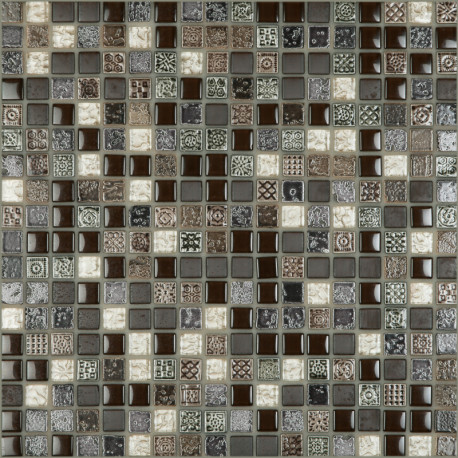Mosaic on sheet | 30x30 cm | Tilestone Bolton Brown