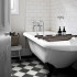 Ceramic floor and wall tile | 20x20 cm | Blend Blanc