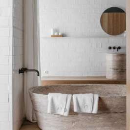 Keramische wandtegel | 10x20 cm | Flanders White Glossy