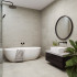 Ceramic floor and wall tile | 60x60 cm | Tilestone Subway Crete Grey