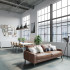 Ceramic floor and wall tile | 30x60 cm | Tilestone Subway Crete Dark Grey