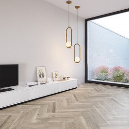 Keramisch parket | 15.3x58.9 cm | Pecan Taupe