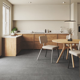 Keramische vloer- en wandtegel | 60.5x60.5 cm | Dinant Dark