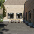 Ceramic terrace Tile | 80x80 cm | Tilestone Belgian Black 