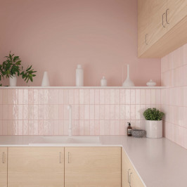 Keramische wandtegel | 6.5x20 cm | La Riviera Rose