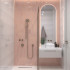 Ceramic wall tile | 5.2x16 cm | DNA Safi Pink