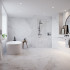 Keramische wandtegel | 120x240 cm | Ultimate Carrara